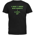 thumbnail image 1 of Level Up Gamer Birthday Black Soft Adult T-Shirt - Small, 1 of 1