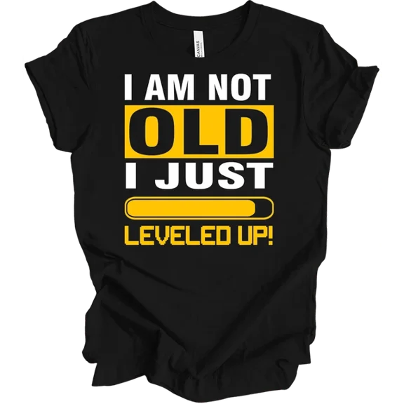 Level Up Gamer Birthday Graphic Design Everyday Lifestyle T-shirt