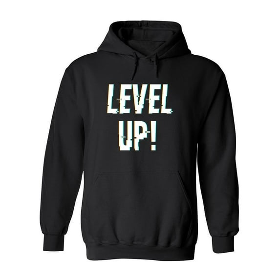 Level Up! Hoodie Men -Image by Shutterstock, Male 5X-Large