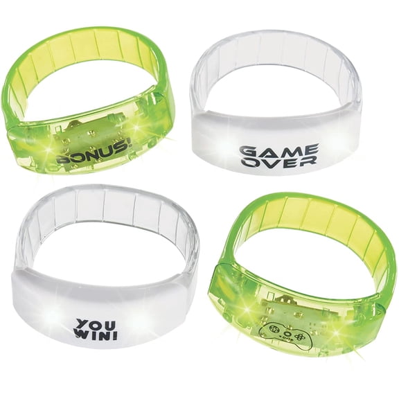 Level Up Light-Up Bracelets (4pc)