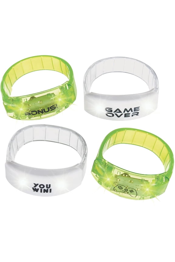 Level Up Light-Up Bracelets (4pc)