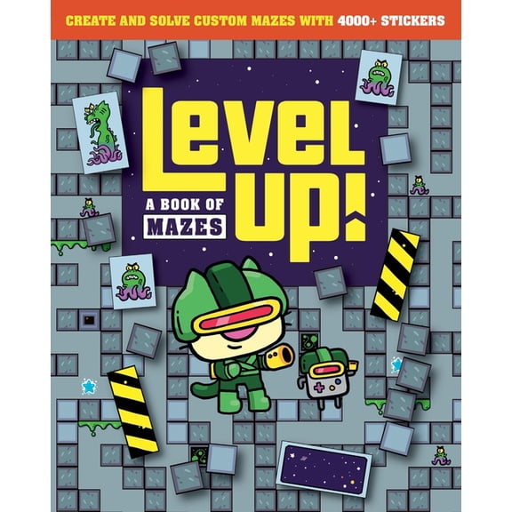 Level Up!: A Book of Mazes, (Paperback)