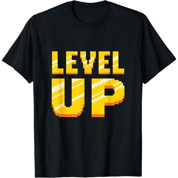 Level Up Retro Gaming T-Shirt, Unisex T-Shirt