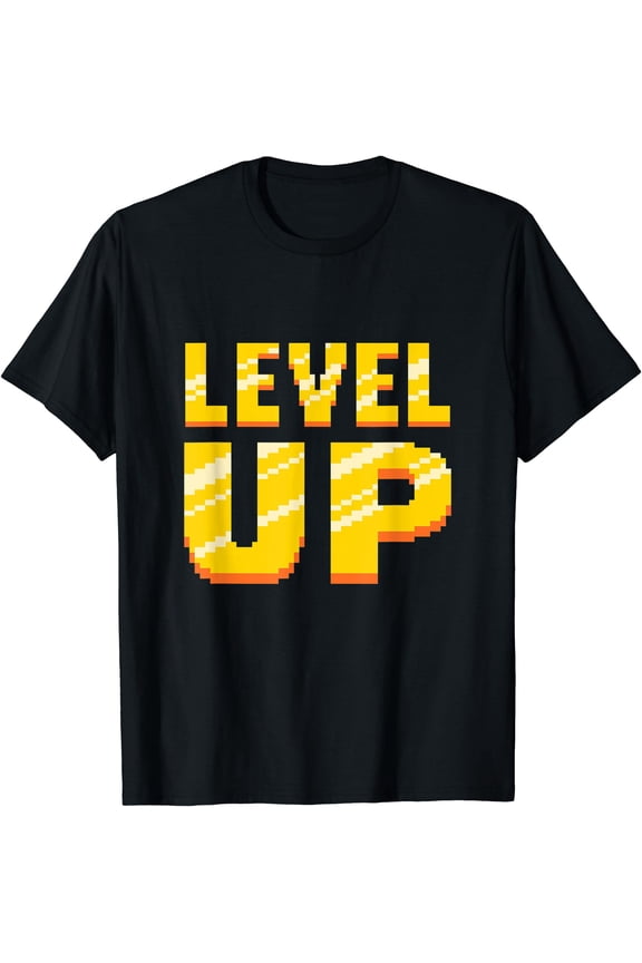 Level Up Retro Gaming T-Shirt, Unisex T-Shirt