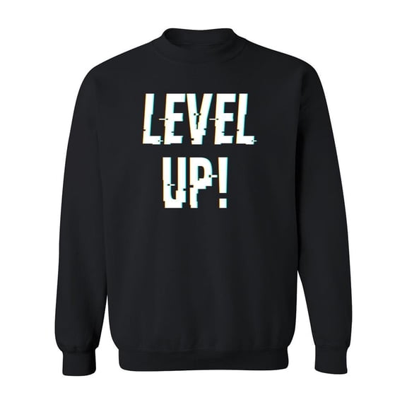 Level Up! Sweatshirt Men -Image by Shutterstock, Male 5X-Large