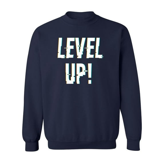 Level Up! Sweatshirt Men -Image by Shutterstock, Male Medium