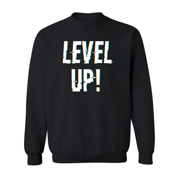 Level Up! Sweatshirt Men -Image by Shutterstock, Male Small