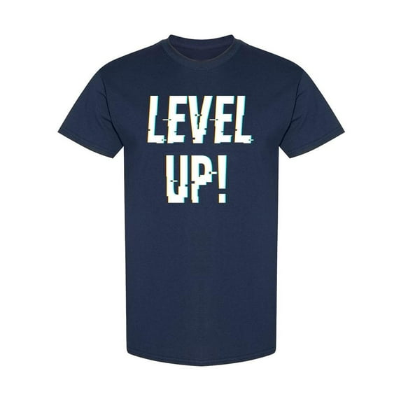Level Up! T-Shirt Men -Image by Shutterstock, Male Large