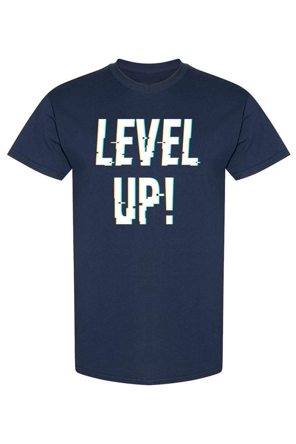 Level Up! T-Shirt Men -Image by Shutterstock, Male Small