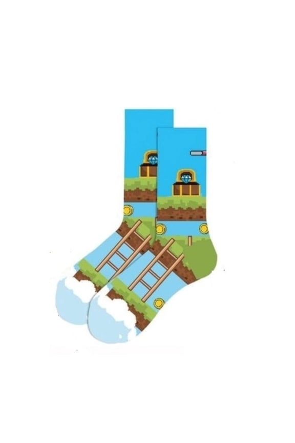 Level Up Video Game Socks from the Sock Panda
