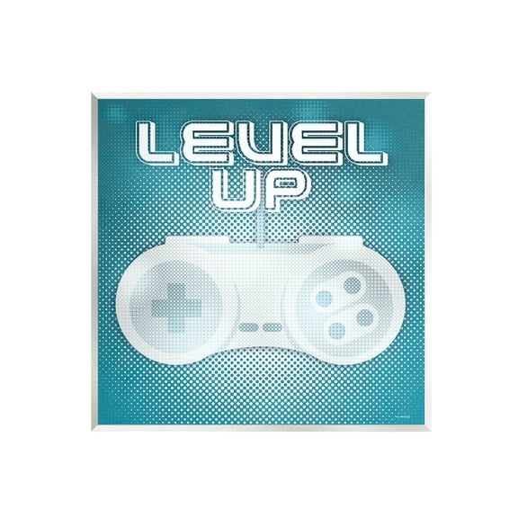 Level Up Vintage Controller Art for Kids Graphic Art Unframed Art Print Wall Art