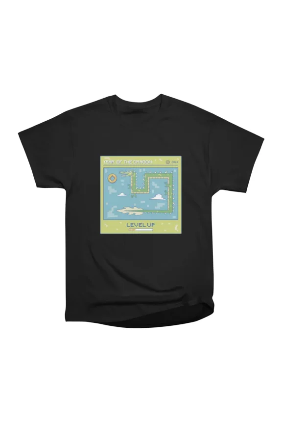 Level Up to 2024 T-Shirt Tee Gift For Him Merch For Her Apparel For Friend