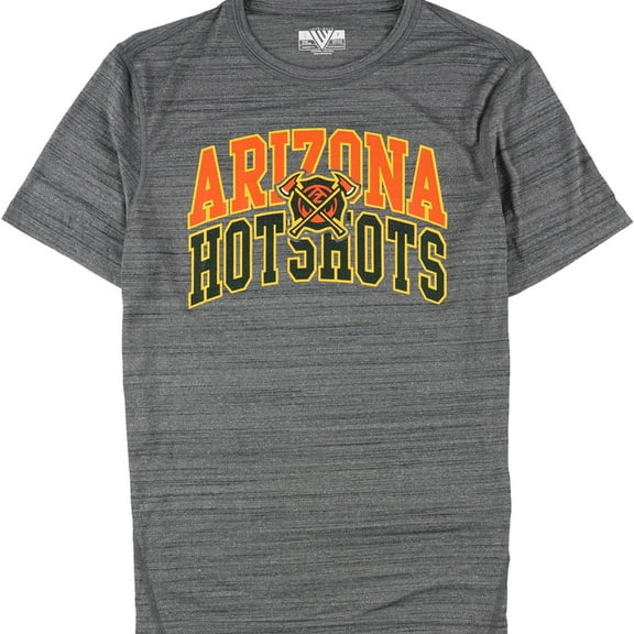 Level Wear Mens Arizona Hotshots Graphic T-Shirt, Grey, X-Large