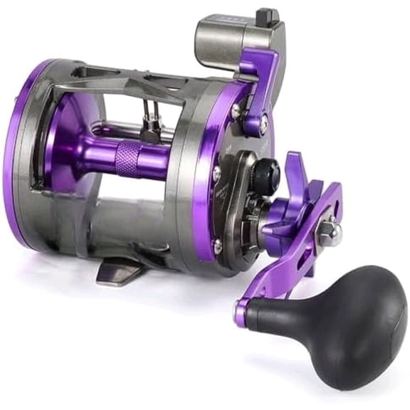 Level Wind Trolling Reel - Line Ecounter Baitcasting Fishing Reel,3.8:1 Gear Ratio, Corrosion-Resistant - for Saltwater/Freshwater Bass Catfish-Right$$Sport & Recreation Other
