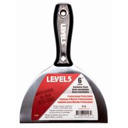 Level5 6 in. Stainless Steel Putty Knife with Plastic Handle