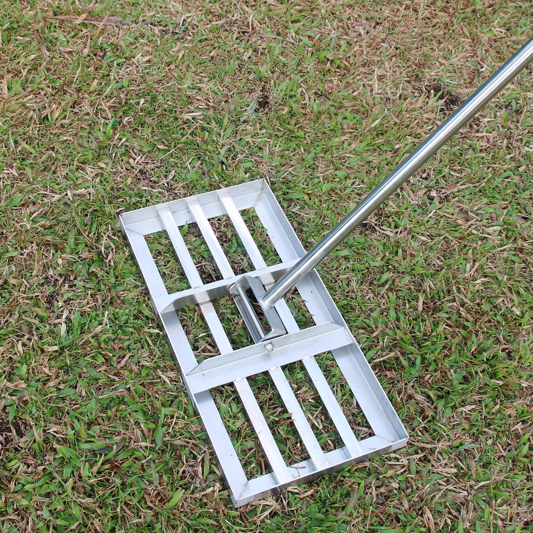 LevelMaster Lawn Rake 20" x 10" Stainless Steel Tool