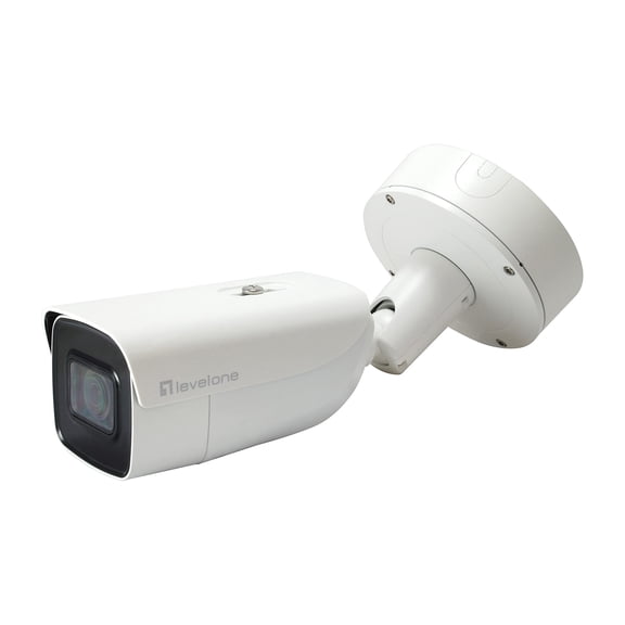 LevelOne Gemini Zoom IP-Netzwerk-Kamera, 8 Megapixel, H.265, 802.3at PoE+, 4.3fach Optischer Zo