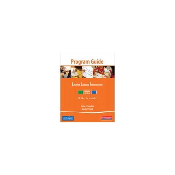 Pre-Owned Leveled Literacy Intervention Orange System Levels A-C Program Guide Lessons 1-70 (Leveled Literacy Intervention LL1 Program Guide Orange System) Paperback