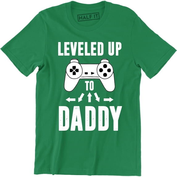 Leveled Up To Daddy Est 2019 Pregnancy Announcement Men's Tee Shirt