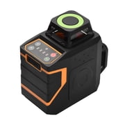 Leveling Alignment Tool Tool 2D Cross Line Level with Bracket 30M/ 98FT Self Leveling 2 x 360-degree Horizontal and Vertical Green Beam Rechargeable 8 Lines Marker 4 Levels Brightness 4