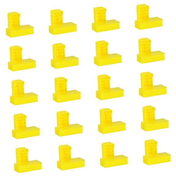 Leveling Clips 20pcs, PP Corner Alignment Spacers for Wall Floor Installation, Seamless Edges