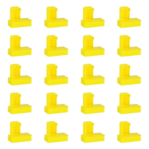 Leveling Clips 20pcs, PP Corner Alignment Spacers for Wall Floor Installation, Seamless Edges