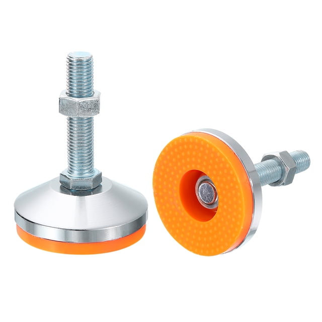 Furniture Levelers Adjustable Furniture Legs,Heavy Duty Furniture Leveler Tee Nut Kit 3/8-16 inch Thread Size,8 Pack with T-nut (8