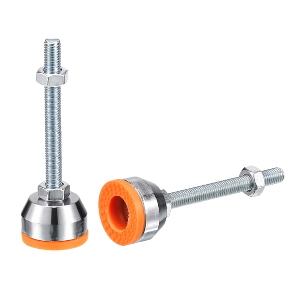 Leveling Feet, 2Pcs M10x100x40mm - Carbon Steel Non-Skid Anti-shock Adjustable Table Feet for Furniture Workshops