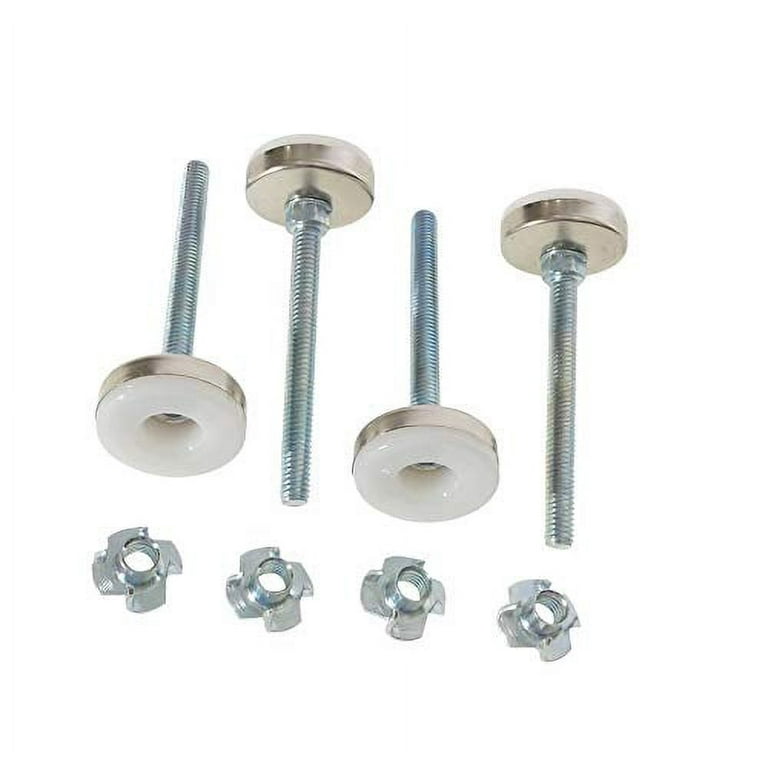Leveling Feet and Furniture Leveler Legs and Glides Protect Flooring from Chairs Tables Workbenches Cabinets Nylon Feet 3 Stem 5 16 Thread 4
