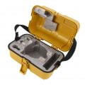 Leveling Instrument Case Single Lock Plastic Total Station Level Storage Box for Surveying Equipment Yellow