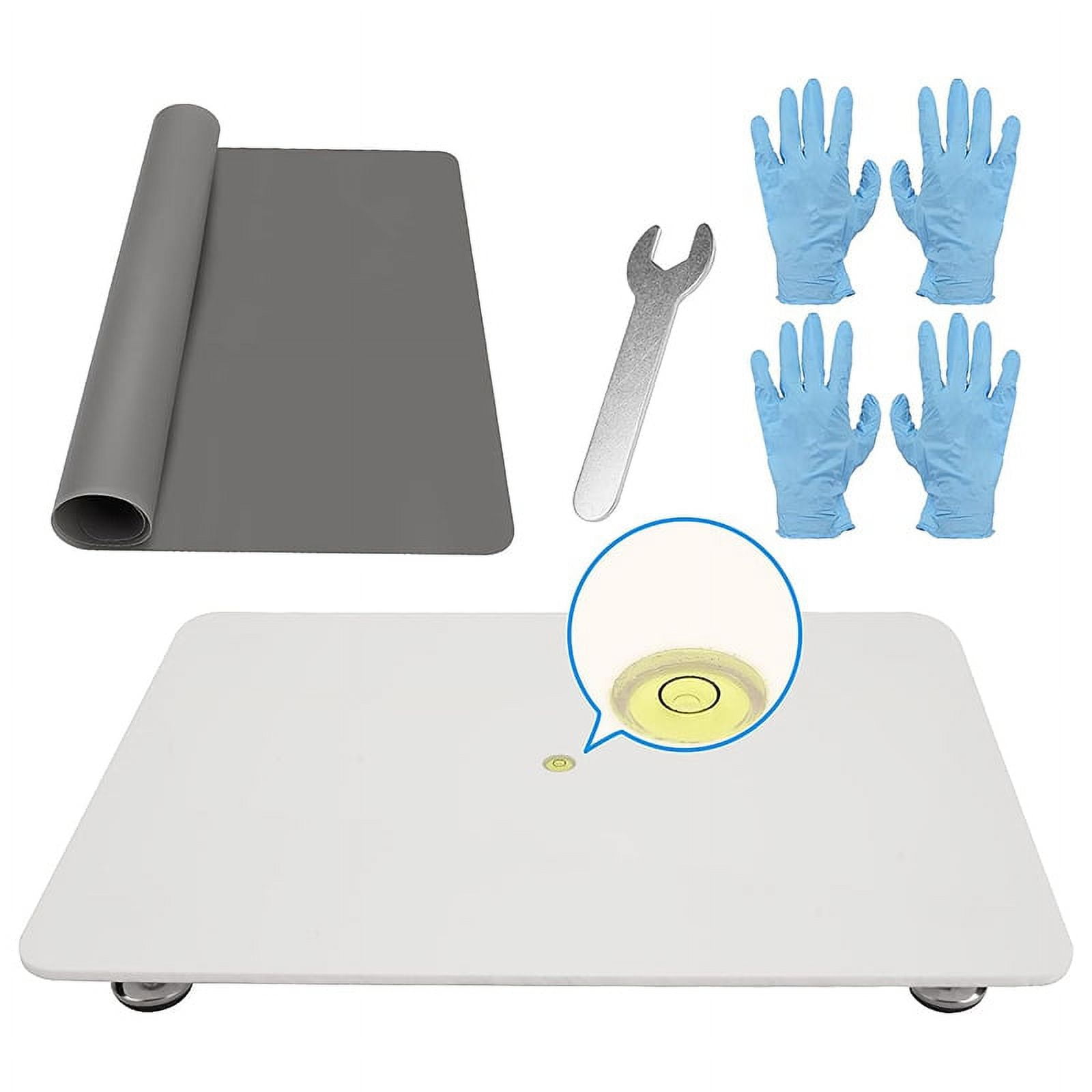 Leveling Table for Epoxy Resin, 16Inch X 12Inch Adjustable Self