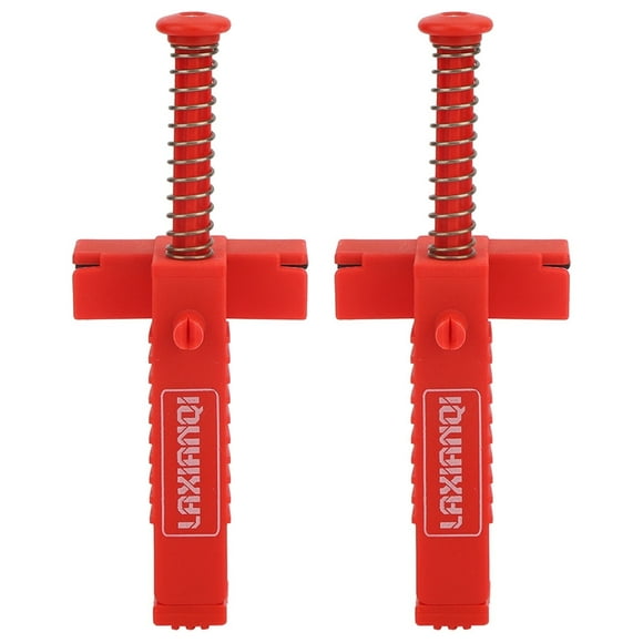 2PCS Brick Line Clips Red Bricklaying Tools for Leveling & Measuring, Masonry Line Puller for Brickwork, Construction & Plumbing