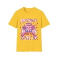 thumbnail image 1 of Leveling Up Birthday Celebration Girl Novelty Apparel & More Unisex T-Shirt, 1 of 4