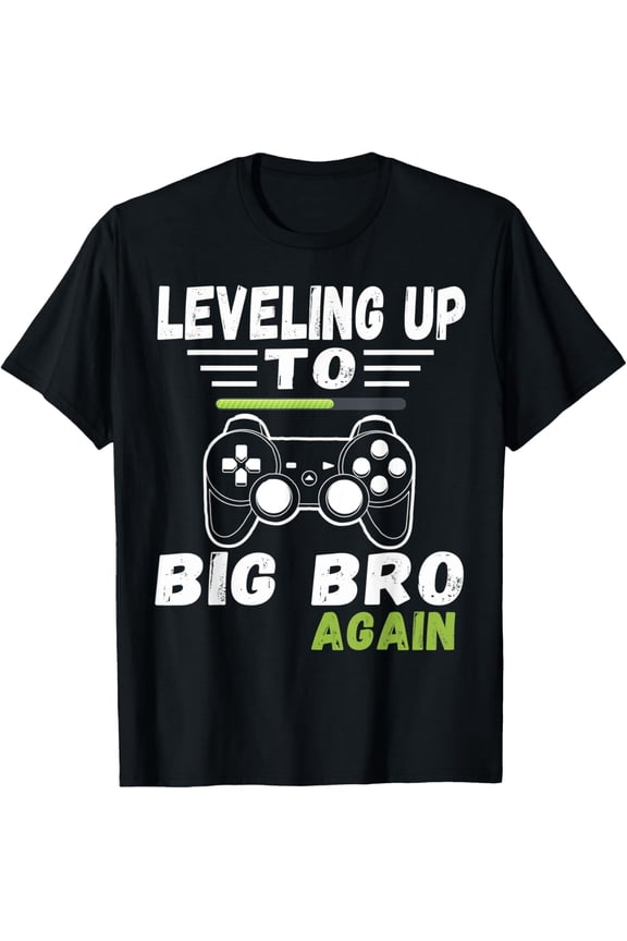 Leveling Up To Big Bro Again Loading Shirt Future Brother T-Shirt