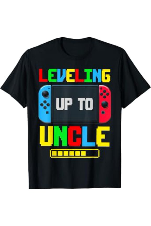 Leveling Up To Uncle Promoted To Uncle Soon To Be Uncle T-Shirt