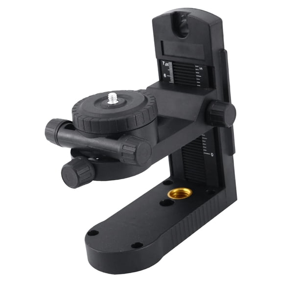 Levels Adapter Multifunctional L Shape Bracket 360 Degree Rotating Height Adjustable Base for Laser Level Users