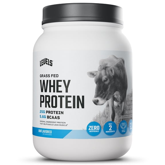 Levels Unflavored Whey Protein Powder