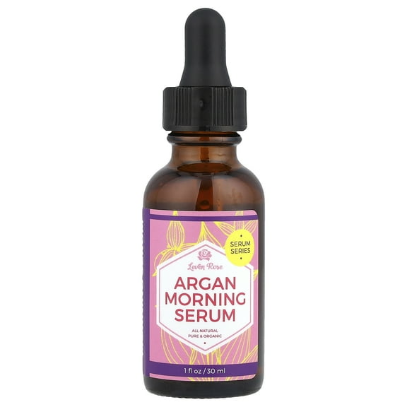 Leven Rose Argan Morning Serum, 1 fl oz (30 ml)