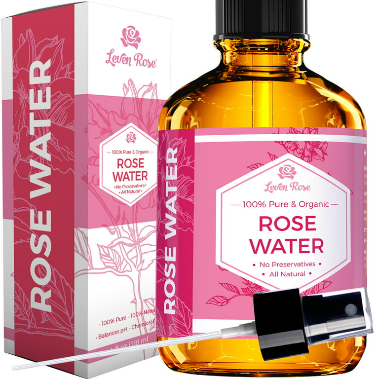 4oz ORGANIC ROSE WATER/MADE WITH ROSE PETALS