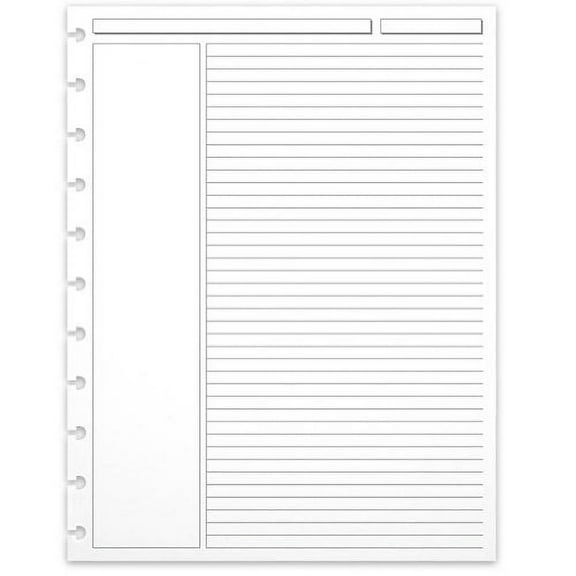 Levenger 300 Circa Annotation 1/4-Inch, Ruled Refill Sheets LTR (ADS5910 LTR)