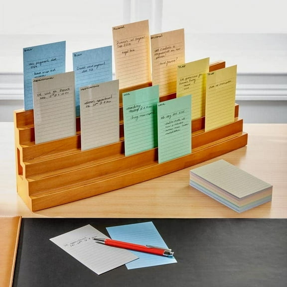 Levenger 300 Multicolored 3 x 5 Cards