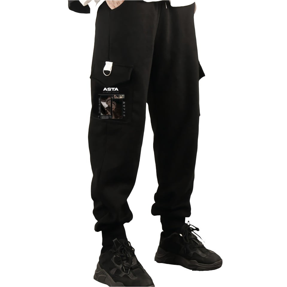 CRONOS Athleisure Cargo Pants【BLACK】 CRONOS Athleisure Cargo