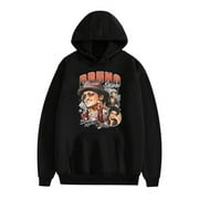 LEVEORCH Bruno Mars Hooded Streetwear Goth Y2k Clothes Fleece Sweatshirt Hip Hop Clothing Retro Hoody