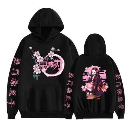 Leveorch Rengoku Kyoujurou Hoodie Sweatshirt Cosplay Costume Sweater Pullover Hooded Men Anime Black Pullover