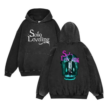 Leveorch Solo Leveling Chibi Hoodie Women Men Long Sleeve Sweatshirt Pullover Clothes