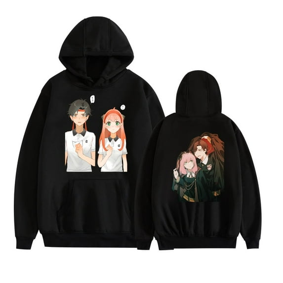 Leveorch Unisex Anya Forger Hoodie Spy x Family Merch Pullover Hoodie Novelty Casual Sweatshirt Tracksuit Streetwear