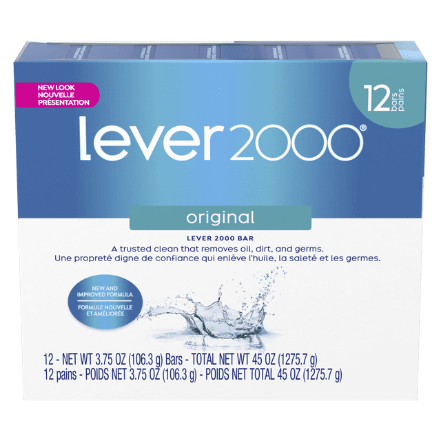Lever 2000 Bar Soap Original 3.75 oz 12 Bars