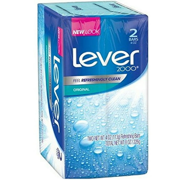 Lever2000 Original Bar Soap, Original, 4 oz, 2 Ct (3 Pack) (Bundle)
