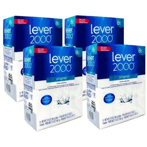 Lever 2000 Original Refreshing Bar Soap, 3.75 OZ 8 Count - 4 Pack