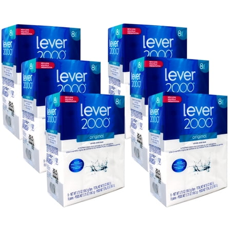 Lever 2000 Original Refreshing Bar Soap, 3.75 OZ 8 Count - 6 Pack